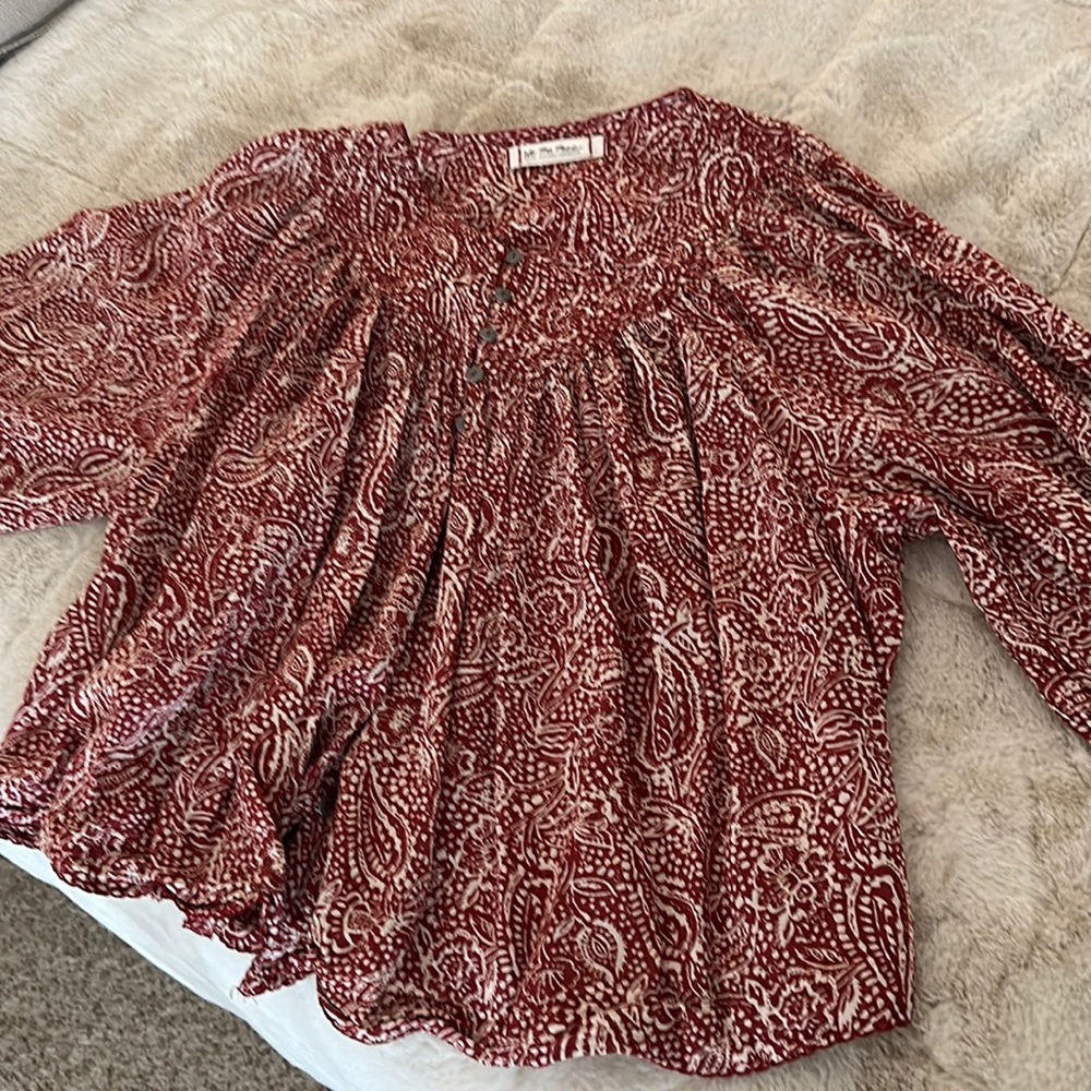 Free People smocked top